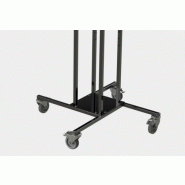 Portant pour vêtements avec bras à roulettes_3