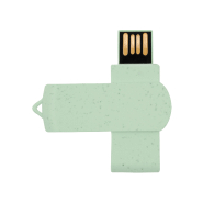 Clé USB Twist - 16 Go - USB 2.0 - Boîtier en plastique écologique en paille de blé - Livrée avec boîte en papier kraft_2