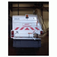 Balayeuse aspiratrice 4m3 - Mathieu Ravo - Année 2003 avec gaine aspirante pour feuilles_2