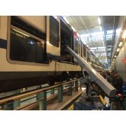 Mini-grue avec moteur de traction pour pente jusqu'à 10 %