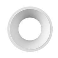Anneau d'encastrement rond blanc en cône pour GU10 - 82 mm x 35 mm - Réf ANOFIXB_2