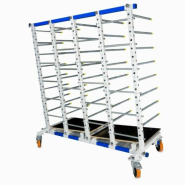 Chariot à étagères MASTERFLEX - Idéal pour la manipulation de pièces de meubles individuelles avec conversion rapide_2