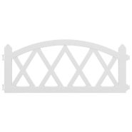 Vidaxl bordures de pelouse 17 pcs blanc 10 m pp 318295_2