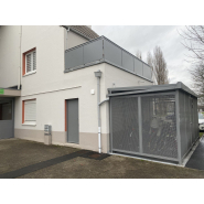 Abris Ecovelo - Locaux vélos ou deux roues standards ou sur mesure en acier galvanisé peint ou métal déployé_2