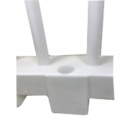 Barrière de sécurité amovible Plast'up Rotomoulage - Polyéthylène haute densité - 100 cm x 100 cm x 25 cm_2