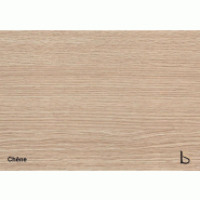 Table de réunion ronde Idea, pied central - Quadrifoglio. - Argent Ral 9006, 100, Chêne blanchi_2