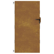 Vidaxl portail de jardin 85x175 cm acier corten 153260_2