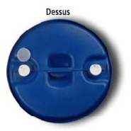 Fût 220L DTNP - 2 bondes - Bleu - Sotralentz_2