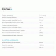 Pinces multi-grab IMG 600H - Indeco Ind. Spa - Haute performance pour démolition et manutention_2