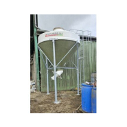 Silo  d'aliment d'élevage à cône axial translucide pour le stockage du minéral - Babystar 320 & 700 minéral_2