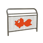 Barrières pour Écoles - Grillage à mailles carrées - Fil 5 mm - 1500 mm de longueur_2