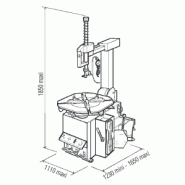 Outil de blocage extérieur de pneus de 10 à 22 pouces