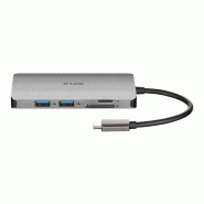 D-Link DUB-M810 station d'accueil Avec fil USB 3.2 Gen 1 (3.1 Gen 1) Type-C Aluminium_2