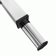 Table inox de découpe avec plan blanc - Profondeur 700 mm | Ggm - 1600_2