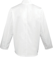 Veste de cuisine manches longues - Réf: PR657 - Premier - Polyester/Coton - Boutons résine - Lavage industriel 85°C - Mixte_2