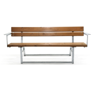 Banc public Ekeby réf 8042424 - Hags - montage en 1 heure, 1760 mm de longueur_2