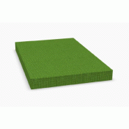 Caisson mobile avec coussin - MDD - Blanc, Vert_2