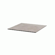 Infinity table de bistrot avec piètement sable + plateau HPL Moonstone 70x70 cm_2