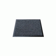Tapis anti-poussiere figeac gris 90x150cm polyamide semelle pvc renforce epaisseur 10mm_2