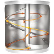 Mélangeur mono-rotor vertical pour liquides alimentaires - Amixon VM - 530 litres - Certifié EHEDG, FDA, GMP, ASME_2
