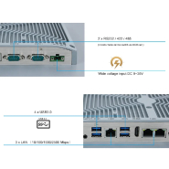 Panel PC industriel fanless 23.8