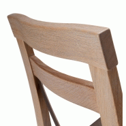 Chaise Fabrik en bois massif et métal - Fabrication française - Style bistrot industriel_2