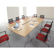 Table modulable et pliante, idéale pour les réunions, conférences ou séminaires, adaptée aussi bien aux PME qu'aux grandes entreprises_2
