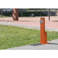 Fontaine à boire écologique GES UM560-1M - composite végétal, effet Corten, résistante aux intempéries_2