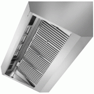 Hotte murale inox statique - 2m40 - avec filtre et lampe | Profondeur 900 mm_2