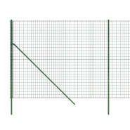 Vidaxl clôture en treillis métallique vert 2,2x25 m acier galvanisé 154063_2