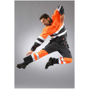 Blouson multirisques ATEX haute visibilité orange fluo - Réf. 630*ATX - bandes rétroréfléchissantes ignifuges et multipoches_2