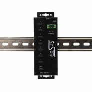 EXSYS EX-1537HMVS Hub USB-C 3.2 Gen 1 métallique à 7 ports, avec protection contre les surtensions EDS 15 kV_2
