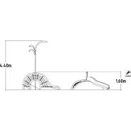 Jeux à grimper thématiques Whale Small réf-8071482 - Hags - tranche d'âge 5-12 ans - dimensions 7800x2500x4400 mm_2