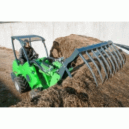 Chargeuse Avant Tecno 600 équipée du système Optidrive