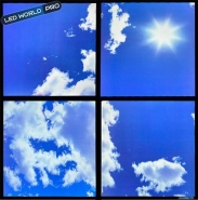 Pack de 4 dalles LED nuage 3D relief - 60 x 60 cm - 45 Watts - 3600 lumens - 80 lumens/watt - 595 x 595 x 9 mm - angle 120° - IP20 - transformateur inclus_2