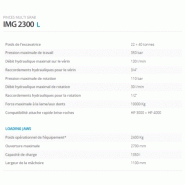 Pinces multi grab IMG 2300L - Indeco Ind. Spa - tri, démolition, manutention, chargement, bois_2