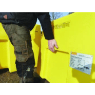 Cuve de transport eau rectangulaire : 125 litres - 306890_2