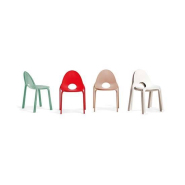 Lot de 4 Chaises DROP coque polypropylène_2