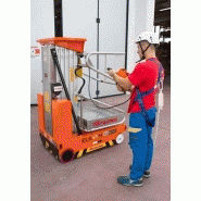 Nacelle automotrice Minilev Elevah 50 et 65 - Hauteur de travail 5m et 6.50m - Compacte et légère_2