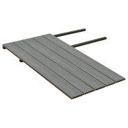 Vidaxl panneaux de terrasse et accessoires wpc marron/gris 10 m² 2,2 m 3070463_2