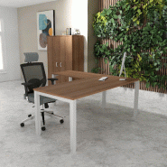 Bureau d'angle Tempo - Mobel Linea. - 160, Alu, Non_0