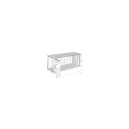 Conteneur 20 pieds open side - Longueur 6m - Surface 30m3 - idéal pour  le chargement et le stockage de marchandises volumineuses ou de grande longueur_2