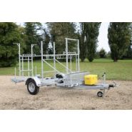 Remorque échafaudage Record R200 - Tubesca - 88 m² avec conteneur intégré_2