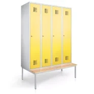 Vestiaire métallique  4 portes - 120 cm de largeur_2