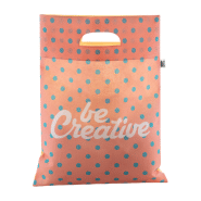 Sac publicitaire shopping en RPET non tissé - sublimation - poignées prédécoupées - 80 g/m²_2