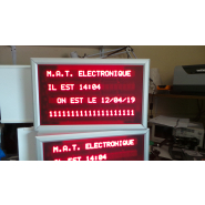 Afficheur lumineux LED pour afficher heure, date, température(s), chronomètre - MHD - MHDC - MHDT et MHD2T_2