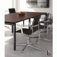 Siège de réunion design Evole - Mobel Linea - Noir_2
