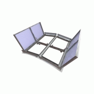 Lanterneau ponctuel ecobac dv 110 pour voûte / sur embase en polyester / avec protection solaire / 190 x 170 cm_2