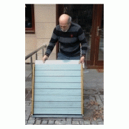 Rampe Roll-Up en aluminium - Largeur 80 cm - Enroulable avec roulettes et grande capacité de charge_2