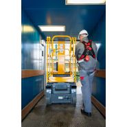 Star 8 s - mâts verticaux - haulotte - hauteur de travail : 7.95 m - capacité maximum (intérieur) : 200 kg (1 pers.)_2